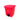 Bote cuadrado de 45 lt. con pedal Rojo